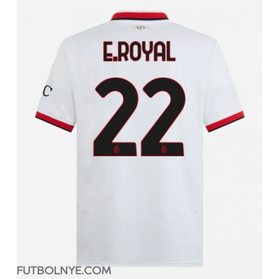 Camiseta AC Milan Emerson Royal #22 Visitante Equipación 2024-25 manga corta Camiseta AC Milan Emerson Royal #22 Visitante Equipación 2024-25 manga corta